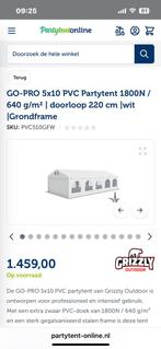 Partytent 5x10, Tuin en Terras, Gebruikt, Opvouwbaar, Partytent, 4 tot 6 meter