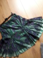 Just ' B  tule rok..satijn met tule, Kleding | Dames, Ophalen of Verzenden, Zo goed als nieuw, Groen, Onder de knie