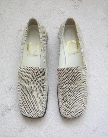 NIEUWE leren Python print schoenen van Dungelmann, maat 40. beschikbaar voor biedingen