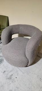 Draaifauteuil - boucle - Bruin & Grijs Direct Leverbaar !