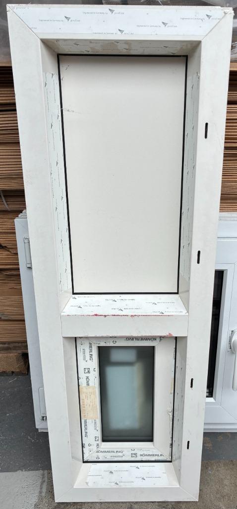 kunststof kiep+vast raam 120mm 105 x 35 cm creme, Doe-het-zelf en Verbouw, Kozijnen en Schuifpuien, Nieuw, Raamkozijn, Kunststof