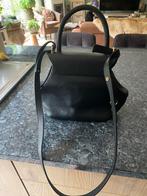 Delvaux Handtas Zwart Leer, Ophalen of Verzenden, Zo goed als nieuw, Zwart, Handtas