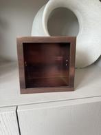 Geborsteld koperen toiletrolhouder, Ophalen of Verzenden, Nieuw, Koper, Toilet