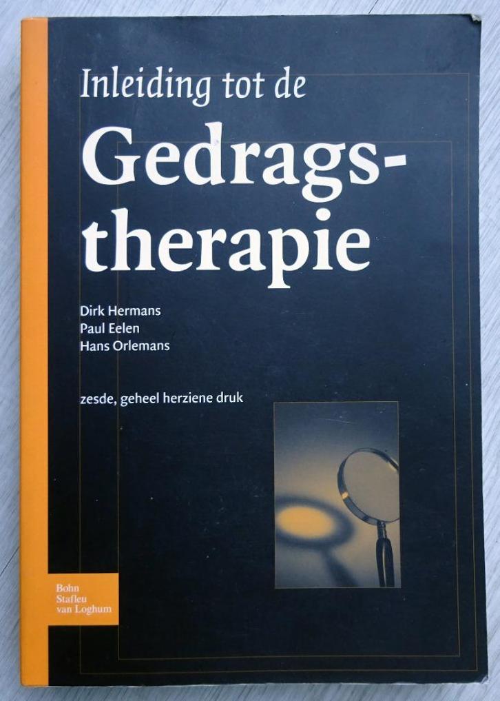 Inleiding tot de gedragstherapie - Hermans Eelen Orlemans, Boeken, Psychologie, Gelezen, Cognitieve psychologie, Ophalen