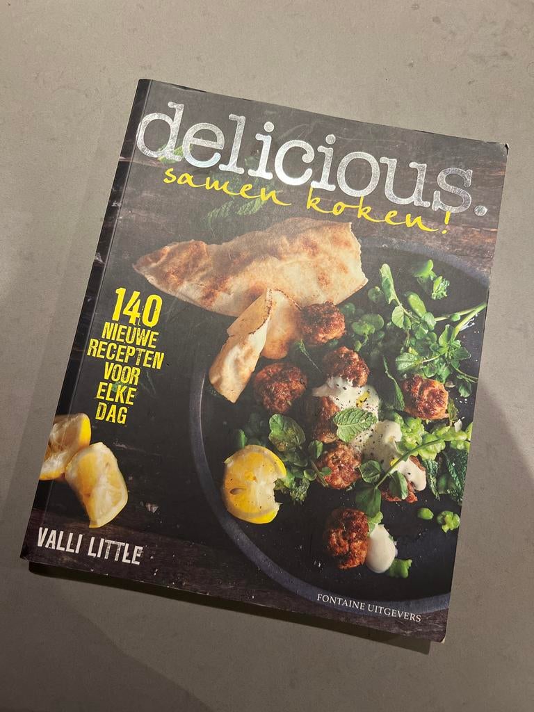 Delicious Samen Koken! Kookboek, Voorgerechten en Soepen, Ophalen of Verzenden, Zo goed als nieuw, Gezond koken