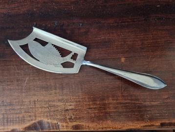 Vintage Zwaar Verzilverde Vis Schep. beschikbaar voor biedingen