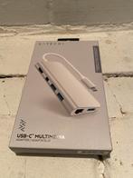 Satechi USB-C Multimedia Adapter - Nieuw in de verpakking, Ophalen of Verzenden, Nieuw, Docking station, Laptop