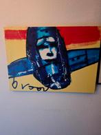 Herman Brood - Vliegtuig - 50x70 cm, Antiek en Kunst, Kunst | Schilderijen | Modern, Ophalen of Verzenden