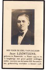 Jean Loontjens 1904 - 1928 Maastricht, Verzamelen, Bidprentjes en Rouwkaarten, Bidprentje, Verzenden