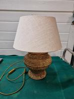 tafellamp rotan met schakelaar, Ophalen of Verzenden, 'T Olde Gre-j, Info@toldegrej.nl, Endepoelstraat 20f Didam