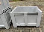 Grijze kunststof palletbox 610 liter, Niet ingevuld, Gebruikt, 100 cm of meer, 60 cm of meer