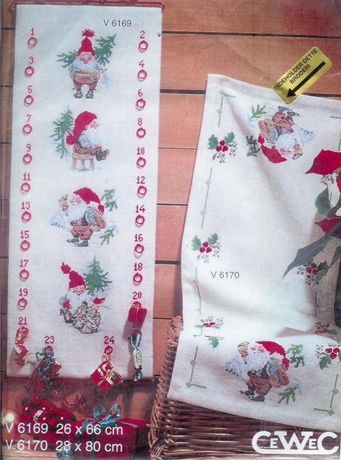 Cado OPRUIMING CEWEC BORDUURPAKKET KERSTLOPER, V 6170, Hobby en Vrije tijd, Borduren en Borduurmachines, Nieuw, Borduurpakket
