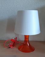 IKEA tafellamp Lampan 1990 oranje voet, witte kap lamp retro, Huis en Inrichting, Lampen | Tafellampen, Minder dan 50 cm, Ophalen of Verzenden