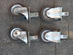 Zwenkwielen 4stuks Grote wielen 17cm, Ophalen, Gebruikt
