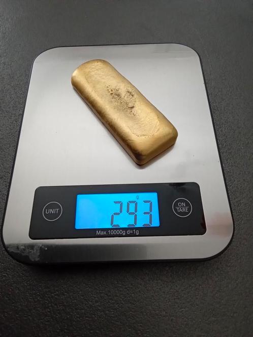 cpu Goudbaar / 293 gram, Postzegels en Munten, Edelmetalen en Baren, Goud, Verzenden