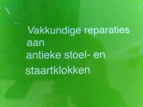 Vakkundige reparatie aan antieke stoel- en staartklokken., Antiek en Kunst, Antiek | Klokken, Ophalen of Verzenden