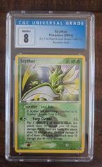 CGC 8 Scyther - EX Fire Red & Leaf Green - Reverse Holo, Ophalen, Zo goed als nieuw, Losse kaart, Foil