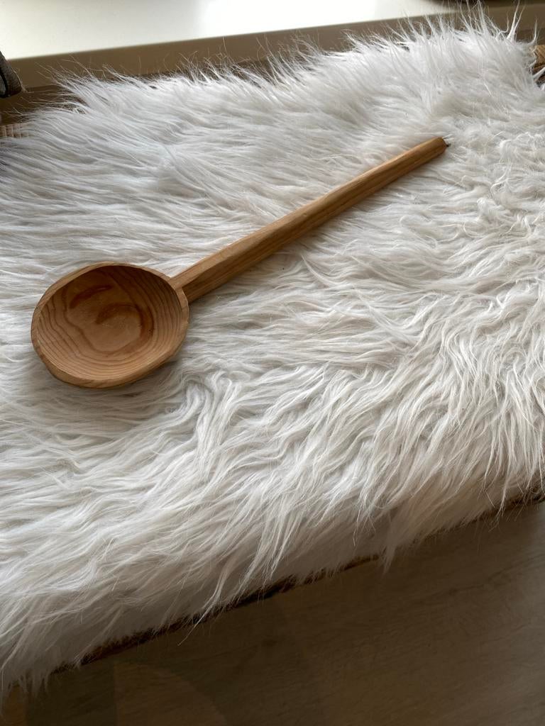 Houten lepel met ophangoog - 39 cm, Huis en Inrichting, Woonaccessoires | Overige, Ophalen of Verzenden, Zo goed als nieuw