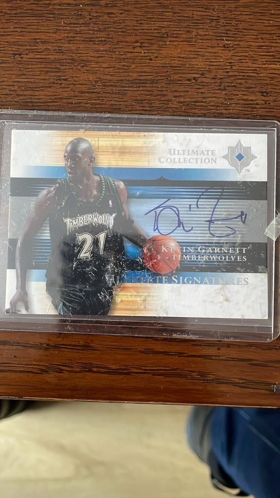 2005-06 UD Ultimate KG Garnett Auto US-KG, Ophalen of Verzenden, Zo goed als nieuw, Buitenlandse clubs