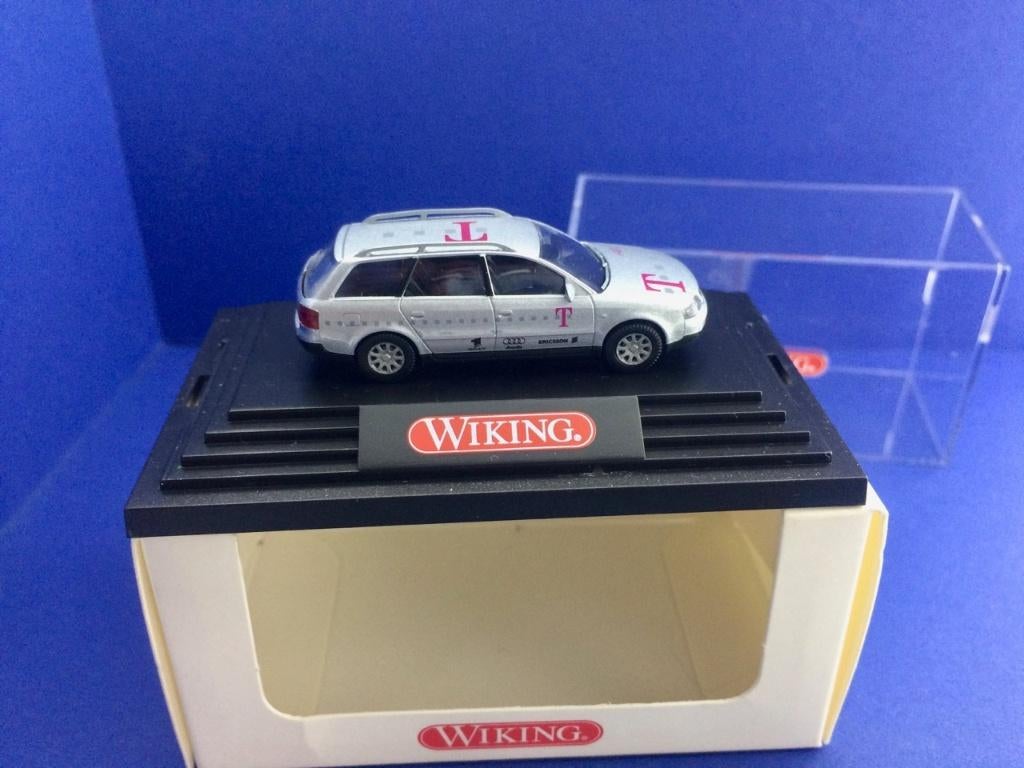 wiking 1300135 Audi A6 Avant T Telecom 1/87 h0, Hobby en Vrije tijd, Modelauto's | 1:87, Verzenden, Auto, Wiking