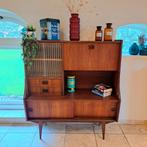 Vintage Teakhouten Wandkast, Jaren 60, Huis en Inrichting, Kasten | Wandmeubels, Gebruikt, Teakhout, Ophalen of Verzenden, 25 tot 50 cm