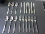 Hollandslof bestekdelen (18), Huis en Inrichting, Ophalen of Verzenden, Gebruikt, Rvs of Chroom, Los bestek