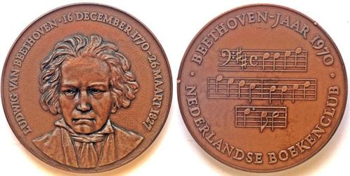 Beethoven 1970, Postzegels en Munten, Penningen en Medailles, Brons, Nederland, Verzenden