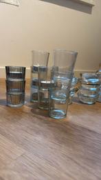 Diverse glazen waxinelicht / theelicht houders, Ophalen, Zo goed als nieuw, Overige materialen, Minder dan 25 cm