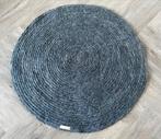 bloomingville vloerkleed rond 82 cm 100% wol grijs, Ophalen of Verzenden, Grijs, Rond, 50 tot 100 cm