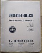 onderdelenlijst Bunse Flox Qualcast Abner Folbate Ransome, Ophalen of Verzenden