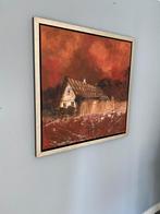 Modern en uniek schilderij, oud boerderij,, Ophalen of Verzenden