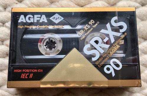 NOS AGFA SR-XS90 cassettebandje ZELDZAAM SRXS SR-XS cassette, Cd's en Dvd's, Cassettebandjes, Nieuw in verpakking, Onbespeeld