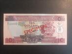 10 dollars Solomon Islands 2005/2009 Specimen, Postzegels en Munten, Bankbiljetten | Oceanië, Los biljet, Ophalen of Verzenden