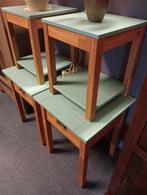 Eikenhouten bijzettafels met lade - set van 2, 45 tot 60 cm, Klantenservice@ikea.com, Minder dan 55 cm, Gebruikt