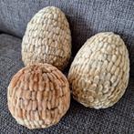 Decoratie 2 x ovaal en 1 x ronde vorm, Ophalen of Verzenden, Zo goed als nieuw