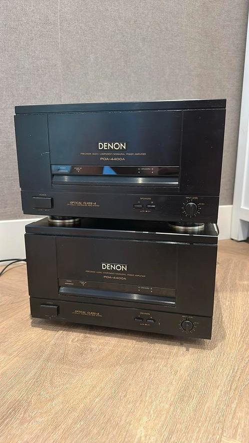 denon poa 4400A in perfecte staat!, Audio, Tv en Foto, Luidsprekers, Zo goed als nieuw, Front, Rear of Stereo speakers, 120 watt of meer