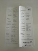 Folder dealerlijst Yugo , gremi auto import, Ophalen of Verzenden, Overige merken