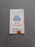 Hotel Restaurant bij Koos Kerstholt suikerzakje, Ophalen of Verzenden, Nederland