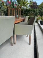 Life outdoor tuinstoel caribbean met teak houten poten, Tuin en Terras, Ophalen, Gebruikt, Textileen