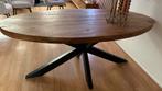 Prachtige ovale mangohouten eettafel, Huis en Inrichting, Tafels | Eettafels, Ophalen, 50 tot 100 cm, Zo goed als nieuw, 150 tot 200 cm