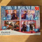 Disney Frozen Anna Elsa puzzel (4 puzzels in 1), Kinderen en Baby's, Speelgoed | Kinderpuzzels, 10 tot 50 stukjes, Ophalen of Verzenden