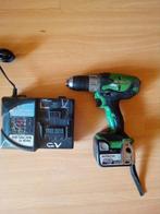 Hitachi 14,4V, Doe-het-zelf en Verbouw, Gereedschap | Boormachines, Ophalen, Zo goed als nieuw, Boor- en Schroefmachine