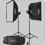 Godox MS300F Studio Flitsset - Compleet, Ophalen, Zo goed als nieuw, Lamp of Flitsset