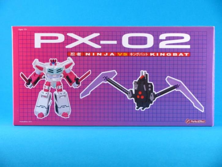 Transformers PerfectEffect Ninja & KIngbat, Verzamelen, Transformers, Zo goed als nieuw, Overige generaties, Decepticons, Ophalen of Verzenden