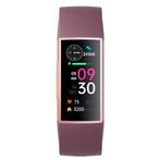 AMOLED-horloge paars Slaapmonitor Polsband Waterdicht, Paars, Ophalen of Verzenden, Zo goed als nieuw, Waterdicht