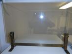 spatscherm openhaard + 2 openhaard ornamenten, Huis en Inrichting, Haarden, Ophalen, Gebruikt, Inzethaard, Houthaard