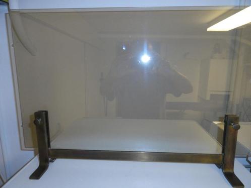 spatscherm openhaard + 2 openhaard ornamenten, Huis en Inrichting, Haarden, Gebruikt, Houthaard, Ophalen