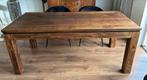 Eiken eettafel, Huis en Inrichting, Ophalen, Eikenhout, 50 tot 100 cm, Zo goed als nieuw