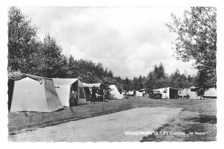 991103 Kraggenburg 1966 Camping De Voorst Gelopen met, Verzamelen, Ansichtkaarten | Nederland, Gelopen, Flevoland, 1960 tot 1980