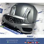 W205 C43 AMG Voorkop Mercedes C Klasse 2014-2019 DONKER GRIJ, Gebruikt, -, Voor, Ophalen of Verzenden